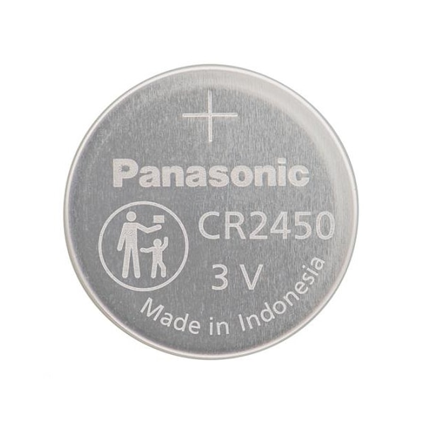 Panasonic CR2450 3V Lithium Battery PK5 Pan-CR2450 - main